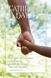Father's Day (Proverbs 8:32, NIV) Bulletins, 100