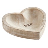 Hope Wooden Heart Tray