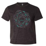 Against the Current, Shirt, Black Heather, Youth Small