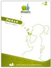 Answers Bible Curriculum, Year 2, Quarter 1 Pre-K & K Teacher Kit with Student Sheets