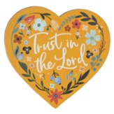 Trust in the Lord, Magnet, Yellow Floral