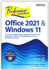 Professor Teaches Office 2021 & Windows 11 on DVD-ROM