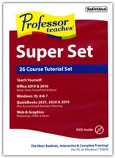 Professor Teaches Super Set (26 course Tutorial set) on DVD-ROM