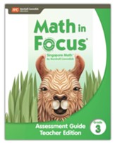Math in Focus Assessment Guide Teacher Edition Grade 3