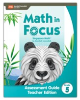 Math in Focus Assessment Guide Teacher Edition Grade 5