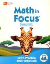 Math in Focus Extra Practice and Homework Volume A  Grade 4