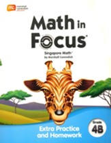 Math in Focus Extra Practice and Homework Volume B  Grade 4