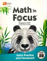 Math in Focus Extra Practice and Homework Volume B Grade 5