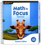Math in Focus Teacher Edition Volume  A Grade 4