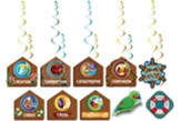 The Great Jungle Journey: Spiral Hanging Decorations (set of 10)