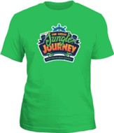 The Great Jungle Journey: Green T-Shirt, Adult Medium