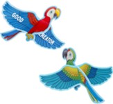 The Great Jungle Journey: Hanging Parrots Decorations (set of 2)