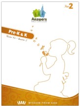 Answers Bible Curriculum, Year 2, Quarter 2 Pre-K & K Teacher Kit with Student Sheets