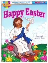 Happy Easter Coloring & Activity Book (ages 2-4)