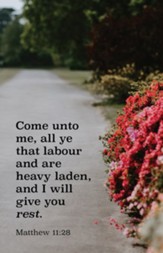 All Ye That Labour (Matthew 11:28, KJV) Bulletins, 100