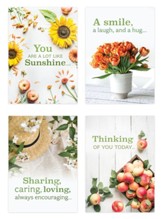 Sharing Sunshine (KJV) Box of 12 Thinking of You Cards