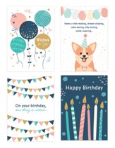 Make a Wish (NIV) Box of 12 Birthday Cards