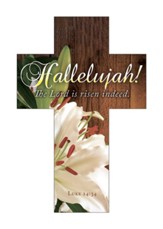 Hallelujah Lily (Luke 24:34) Cross Bookmarks, 25