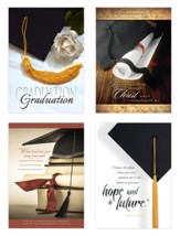 Milestones & Memories (NIV/KJV) Box of 12 Graduation Cards