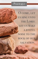 O Come, Let Us Sing (Psalm 95:1, KJV) Bulletins, 100
