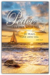 Peace I Leave With You (John 14:27, KJV) Bulletins, 100