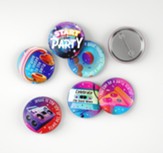 Start the Party: Daily Theme Buttons (12 sets of 6)