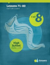 Answers Bible Curriculum High School Unit 8 Teacher  Guide (2nd Edition)