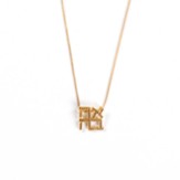 Ahava Necklace / Sterling Silver Gold-plated
