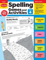 Spelling Games and Activities, Grade 4