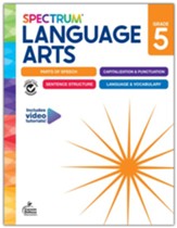 Spectrum Language Arts Workbook, Grade 5