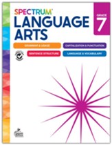 Spectrum Language Arts Workbook, Grade 7
