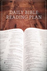 Daily Bible Reading Plan, Pack of 25 Tracts