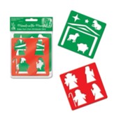 Miracle in the Manger Christmas Stencils, Set of 2