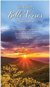 2024 Bibles Verses, 2-Year Planner with Scripture