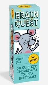 Brain Quest for Threes, Revised 4th  Edition: 300 Questions and Answers to Get a Smart Start