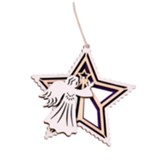 Star Shaped Wooden Ornament