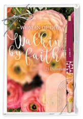 ESV Woman of God, Walking By Faith Devotional Book & Pen Gift Set