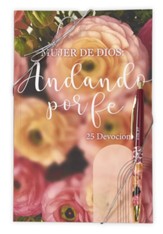 Woman of God, Walking By Faith Devotional Book & Pen Gift Set, Spanish