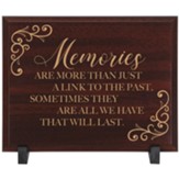 Memories Memorial Wood Plaque