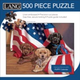 American Puppy, 500 Piece Jigsaw Puzzle