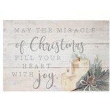 The Miracle of Christmas Rustic Pallet Art