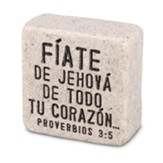 Fiate, adorno de piedra para estante  (Trust, Shelf Sitter Stone, Spanish)
