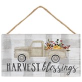 Harvest Blessings Hanging Sign