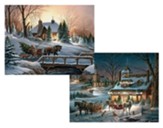 Evening Rehearsals, Assorted Christmas Cards, Set of 18