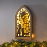 Nativity, LED Wooden Wall Decor
