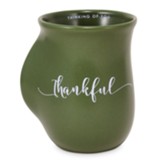Ceramic Handwarmer Mug- Thankful