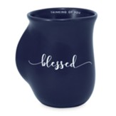 Ceramic Handwarmer Mug- Blessed