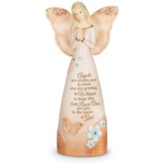 Angels Are Always Near To Those Who Are Grieving, Angel Praying, Figurine