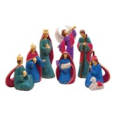 Colorful Nativity 7 pieces