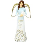 A Godmother is a Guardian Angel, Angel Holding Dove Figurine